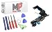 iPhone 5S Charge Charging Port Cable Prime Repair Kit with Certified Repair Tools- MOBILEPRIME (Black) - 821-1596-A 821-1667