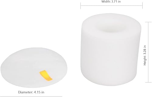 Miniatura 4 de I-clean - Paquete de 2 filtros de espuma HEPA y fieltro de repuesto NV650 para aspiradora elevable con rotor Shark, compatible con Shark NV752,