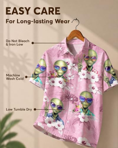 Image of 99TIMORO Horror Movie Men's Halloween Button Down Shirts Short Sleeve Top
