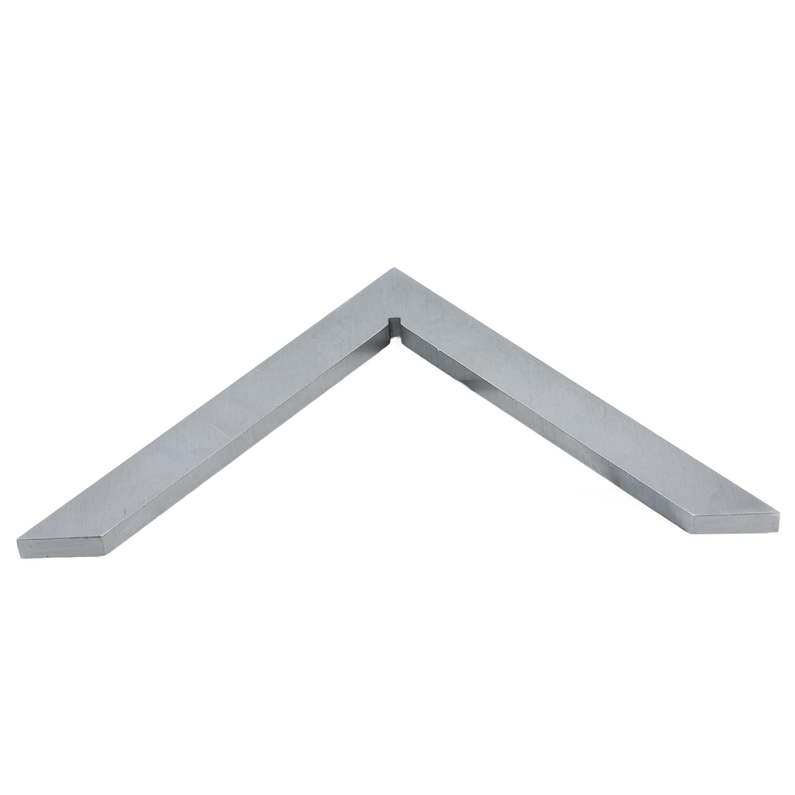 Règle de jauge de rayure à angle central en acier inoxydable, outil de recherche de centre de recherche de jauges de centrage 150x130mm pour plaque circulaire
