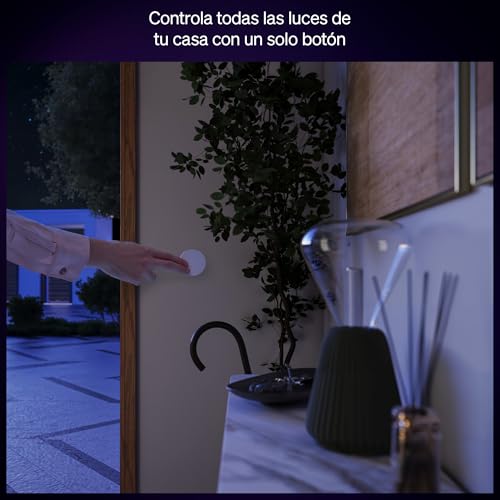 Miniatura 4 de Philips Hue Smart Button Interruptor De Iluminación Inteligente, Control Inalámbrico De Las Luces Del Hogar, Salón, Dormitorio, Nueva Generación