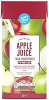 Amazon Brand - Happy Belly Apple Juice From Concentrate, 1 Litre