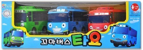 Little Bus TAYO Toy 3 pcs (Tayo + Rogi + Gani)