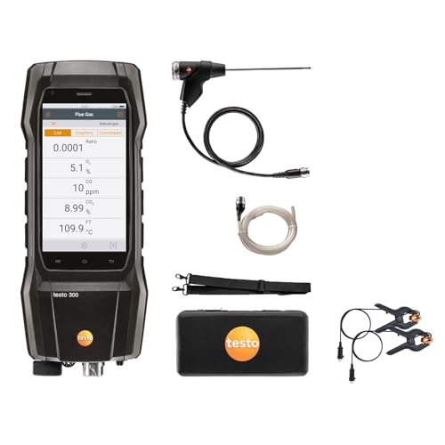 testo 300+ Flue Gas Analyser Advanced Kit