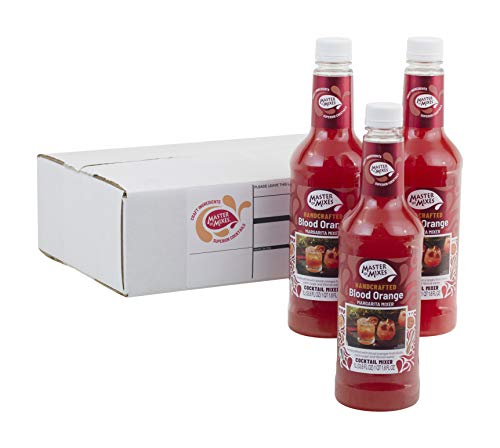 Master of Mixes Blood Orange Margarita Drink Mix, Ready To Use, 1 Liter Bottle (33.8 Fl Oz), Pack of - //coolthings.us