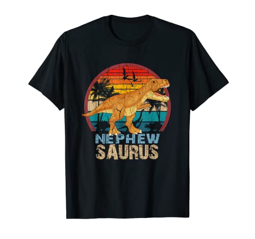 Nephewsaurus T-Rex Dinosaurio Sobrino Saurus Familia Coincidencia Camiseta