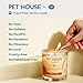 Pet House Candles, Plant-Based, Long Lasting Scented Pet Friendly Candles for Home - Mediterranean Sea