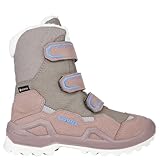 LOWA Milo GTX Hi, Velcro Sneaker Kids, Pink grey, 26 EU