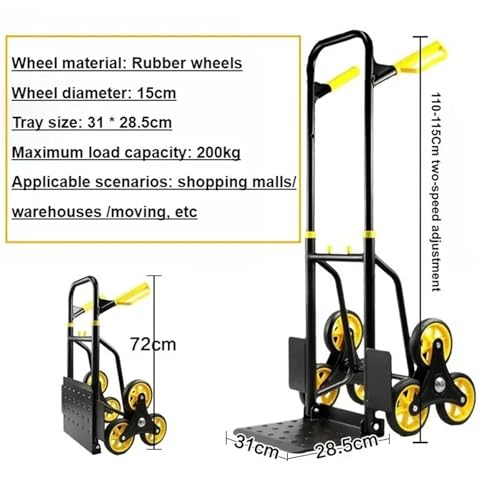 Carretilla multiuso resistente capacidad 200KG miniatura 2