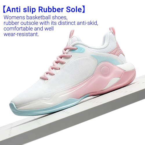 Image of Beita Basketball Shoes for Women Fashion Sneakers Sport Shoes Anti Slip Breathable Tennis Shoes Volleyball Shoes Pickleball Shoes Running Shoes Rubber Sole Indoor Outdoor Court Light Weight Wide