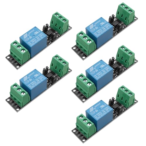 Hoembpn 5 Pcs Módulo de Relé 3V1 Canal Optoacoplador Placa de