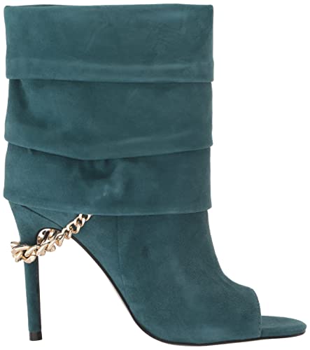 Guess Women's Adilee Ankle Boot, Teal Suede 310, 8 #TOP5