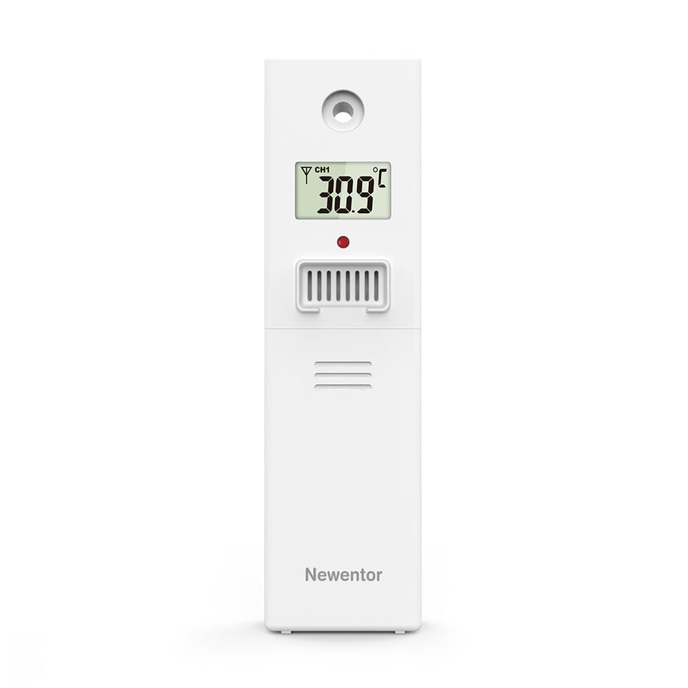 NewentorIndoor Outdoor Wireless Remote Sensor, Temperature and Humidity Meters for Q9