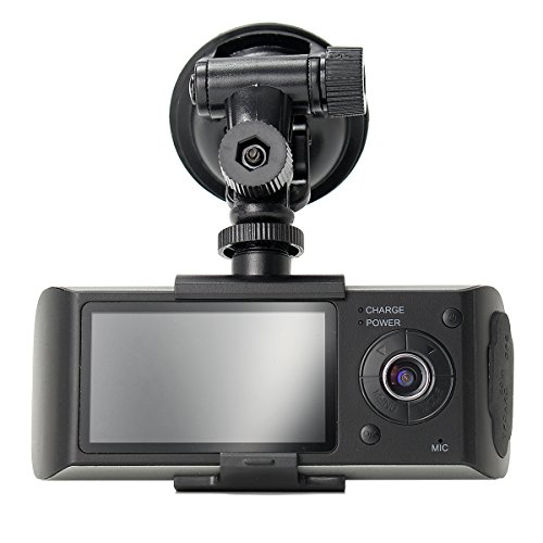 Dash Cam Voiture GPS Double Objectif Caméra Enregistreur Vidéo HD