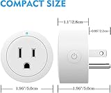 Smart Plug ESICOO - Plug A Certified Compatible with Alexa, Echo & Google Home – Only WiFi 2.4G