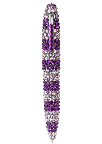 Stylo à bille en métal avec cristaux pour cadeau d'anniversaire
