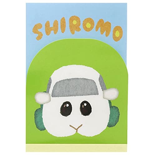 サンスター文具 プイプイモルカー メモ ダイカット A6 シロモ S2832666