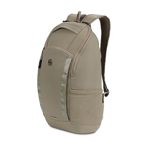 Image of SwissGear 8117 Laptop Backpack, Olive, 17.75 In