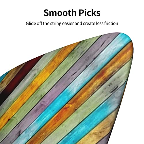 Ensemble de 6 médiators de guitare en bois coloré pour guitare acoustique, guitare électrique, basse, ukulélé – fin… - Les Beatles, Paul McCartney, John Lennon, RIngo Starr, George Harrison Ensemble de 6 médiators de guitare en bois coloré pour guitare acoustique, guitare électrique, basse, ukulélé - fin… – Image 5