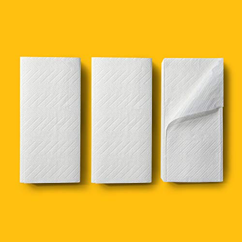 AmazonCommercial Multifold (Z-Falz) Papierhandtücher, 2-lagig Premium (TAD), 2600 Blätter (130 Blätter, 20-er Pack), Blattgröße: 24 x 20,3 cm, H2-Spender Kompatibel