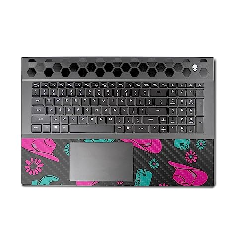 Image of MightySkins Carbon Fiber Skin Compatible with Alienware M18 R1 (2023) Full Wrap Kit - Neon Cowgirl | Protective, Durable Textured Carbon Fiber Finish | Easy to Apply & Change Styles | Made in The USA
