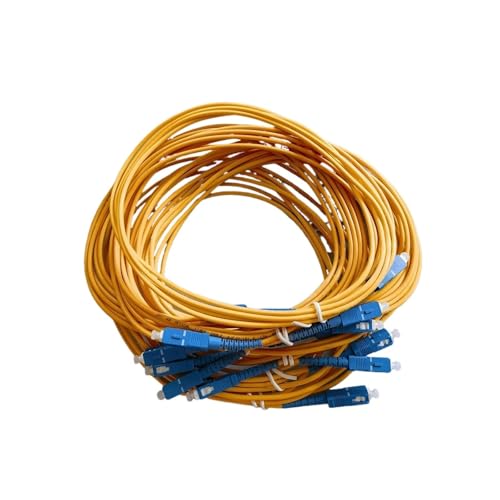 Câble d'extension à fibre optique FTTH SC/UPC lot de 10 jarretières intérieures 2m