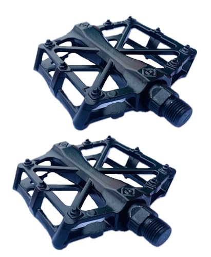 Image of Ilsha New Deign Cycle Durable Aluminium Alloy MTB Cycle Road Bicycle Flat Pedals 9 /16 inch Pedal ( Deals Only in Quality Product )