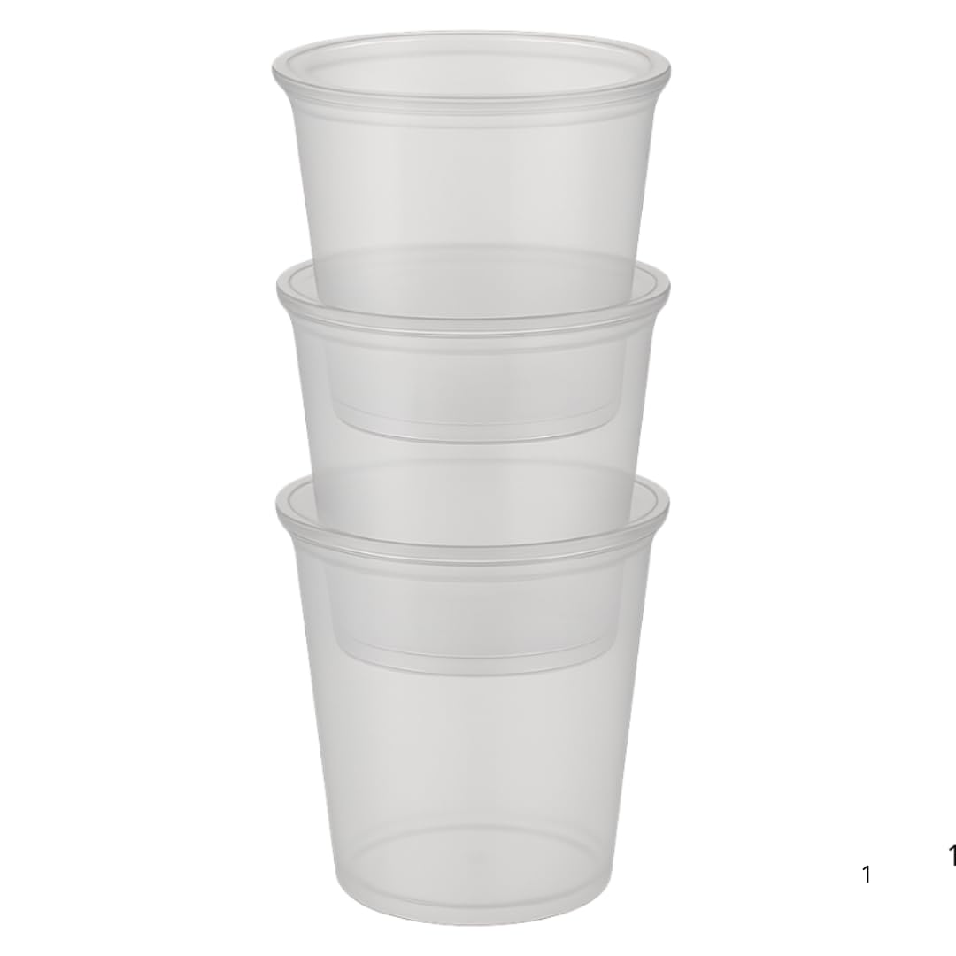 KURTT 100 Stück, Mealprep, Frischhaltedosen mit Deckel, Gefrierbehälter im Set, Vorratsdosen luftdicht, wiederverwendbar, mikrowellengeeignet, spülmaschinenfest (100, Transparent, 1000ml)