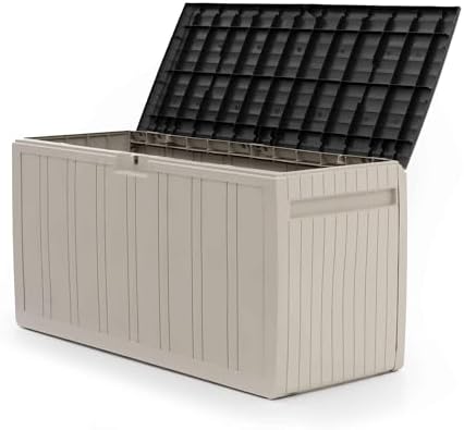 Gardiun Baúl de Almacenaje Top 117x45,5x57,50 cm 270L Montaje en ...