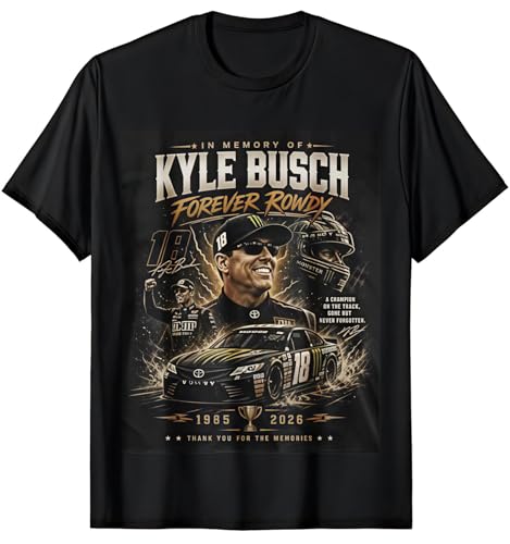 Callepes Kyle Buschs T-Shirt Legend Racing Memorial Tee Racing Fan T-Shirt for Men Women