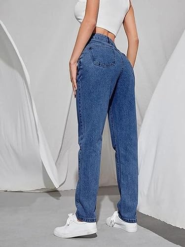 Image of KOTTY Mid Rise Regular Fit Jeans - Tailored Straight Leg Look for Women