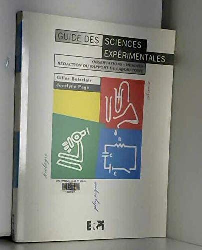 Guide sciences experimentales (page, boisclair) Page Jocelyne and Boisclair Gilles