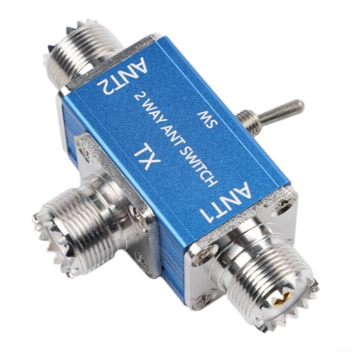 Interruptor coaxial bidireccional 1-30 MHz selector de antena CB HAM de 100W con conector SL-16