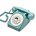 Retro Telephone, CALLANY 80's Classic Telephone/Landline Phone/Wired Telephone for Home/Hotel, Fresh Blue