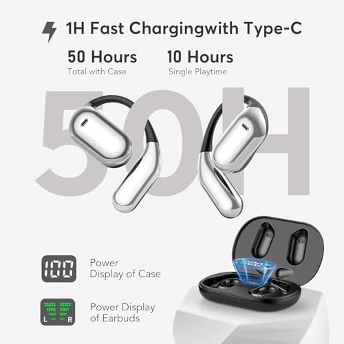 Image of CoolJumper Open Ear Headphone Bluetooth 6.1 Earphone with Hook