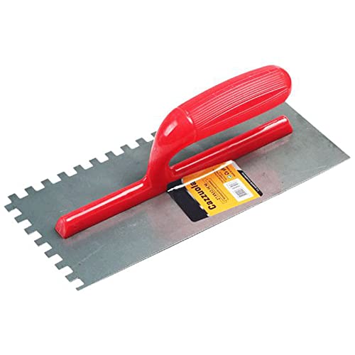 Hongu Cazzuolo Frattazzo per Colla Spatola Manico Pavimenti Frattone dentato Cemento