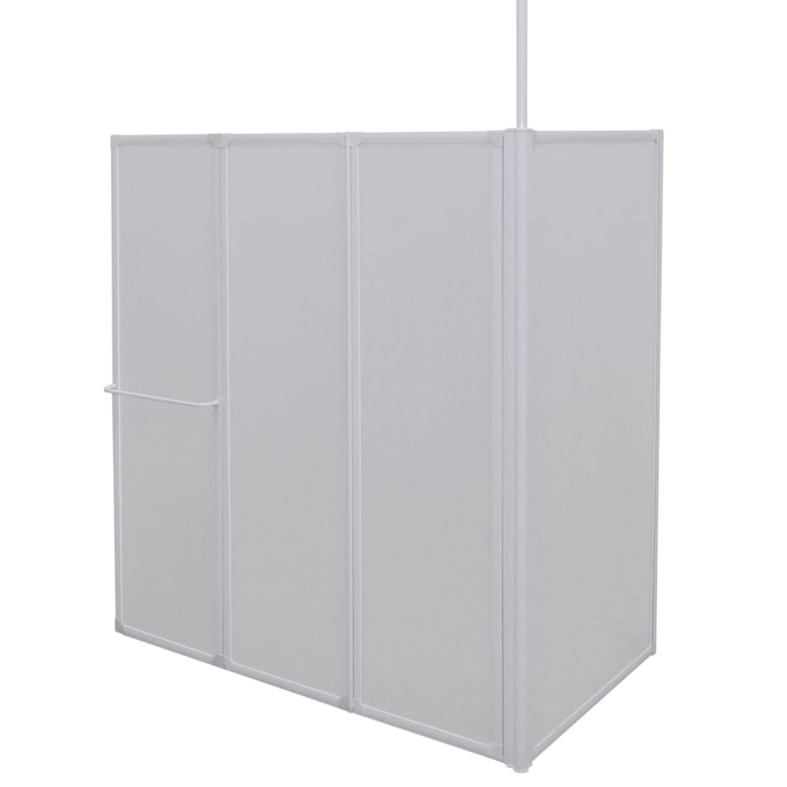 Wejście narożne Kabina prysznicowa kabina prysznicowa mokry pokój równy panel boczny drzwi prysznicowe, zasłona prysznicowa ściana w kształcie litery L 70 x 120 x 137 cm 4 panele składane