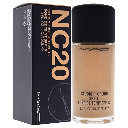 Acm Mac Studio Fix Fluid Spf 15 Nc20, Clear #TOP4