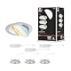 Paulmann 92256 EBL Set Aumus schwenkbar 3-Stepdim LED 3x750lm 2700-6500K 5W 230V Chrom matt