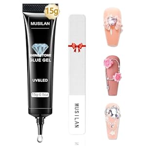 MUSILAN Nagel Strass Kleber Gel 15g