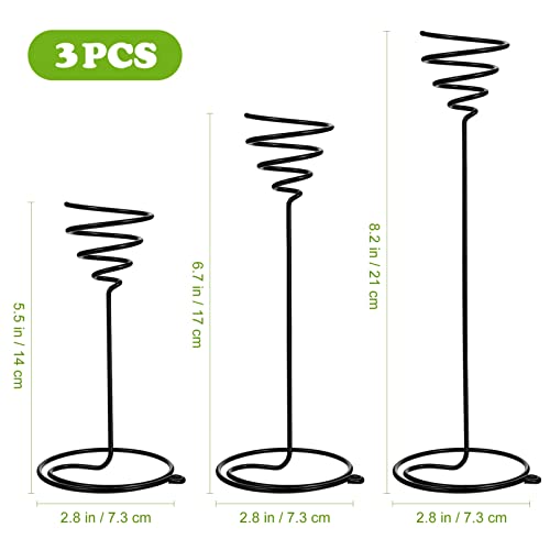 VILLCASE 3pcs Air Plant Holder, Airplant Rack Metal Plants Stand, Airplant Container Tillandsia Holder - Image 3