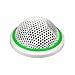 Shure MX395W/BI-LED Microflex Bidirectional Low Profile Boundary Microphone with Bi-Color Status Indicator, White