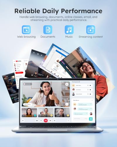 Image of Amzboy 15.6 inch Laptop, N4020 CPU, 4GB RAM, 128GB eMMC, FHD Display, Win 11