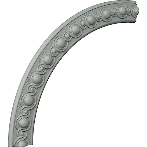 Anillo de techo de 35 1/2 pulgadas Hillsborough blanco moldura circular para lámpara 4
