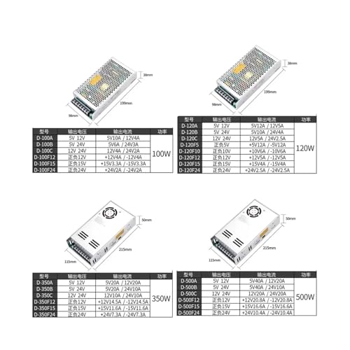Alimentation à découpage transfo 12v double sortie de 30w - 6