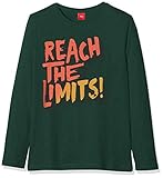 s.oliver langarmshirt wende pailletten  s.Oliver Jungen 61.909.31.8979 T-Shirt, Grün (Green 7887), 164 (Herstellergröße: L/REG)