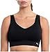PUMA Ladies Sports Bra, Medium Impact, Convertable Back Design, Moisture Wicking, Removable Cups, 2-Pack (US, Alpha, Small, Regular, Regular, Hot Pink/Black)