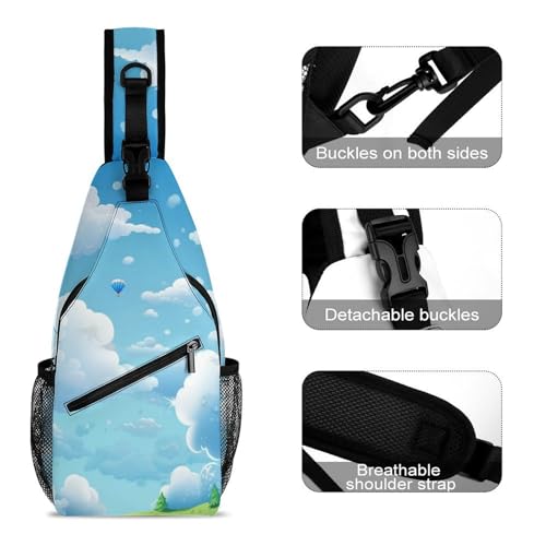 Mochila tipo bandolera deportiva para senderismo y uso casual miniatura 3