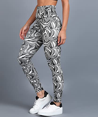 Image of Rock Paper Scissors Premium Gym wear /Active Wear Tights Strechable Leggings Yoga Pants Gym Tight Abstract Print