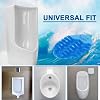 Urinal Screens Deodorizer 32 Pack Urinal Deodorizer Scented Urinal Screen Anti-Splash Urinal Screen for Urinals in Restrooms Restaurants Office Schools (16 Blue+16 Orange)